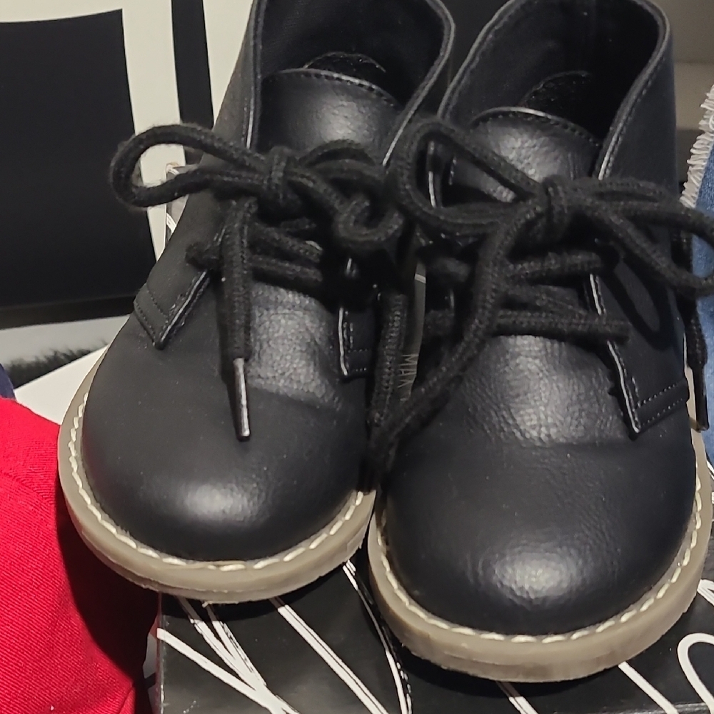 Classic Navy Blur Kids Shoes